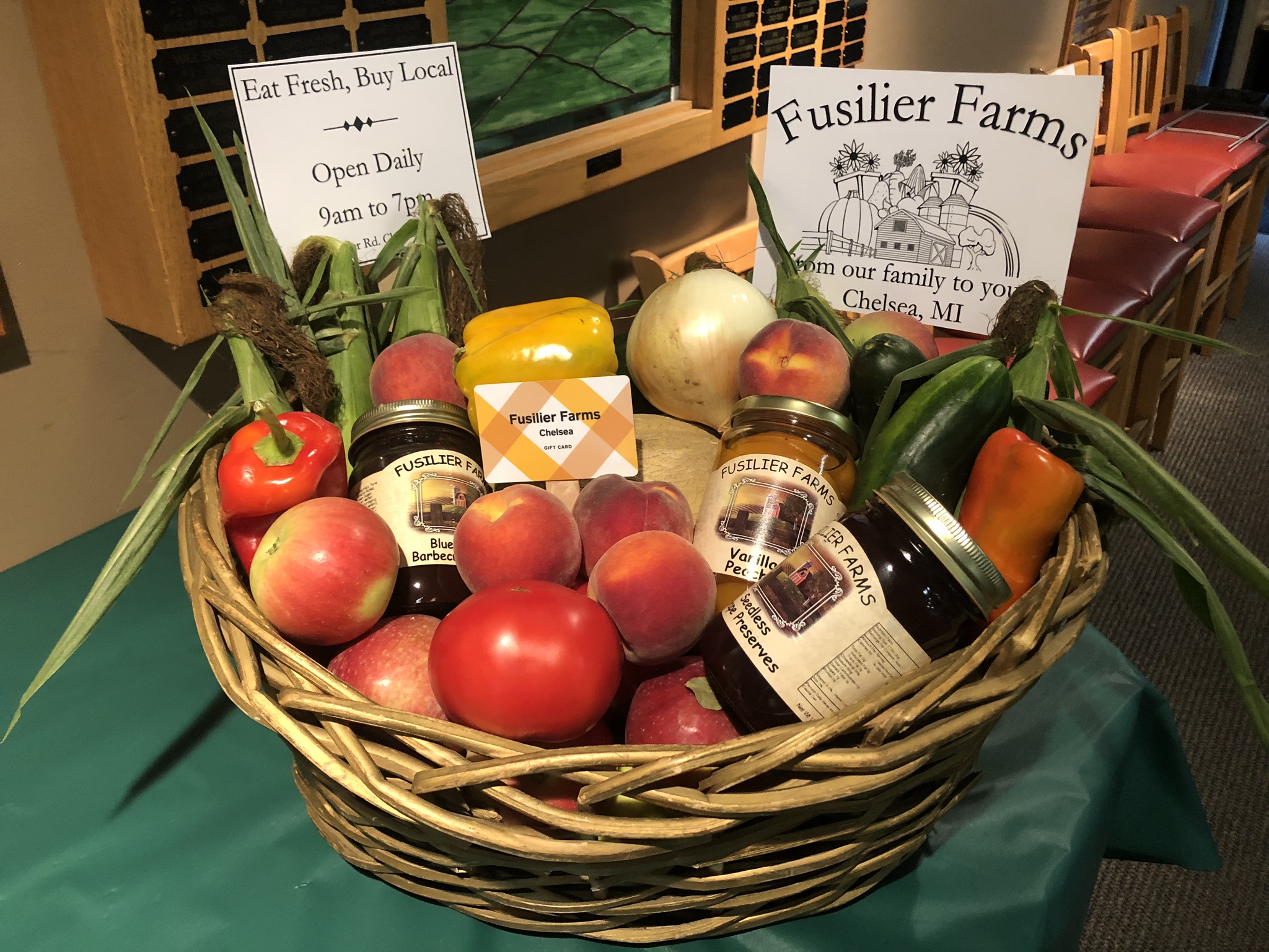 Fusilier Farms gift basket