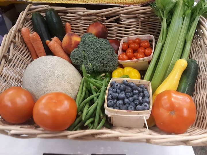 Fresh produce in basket